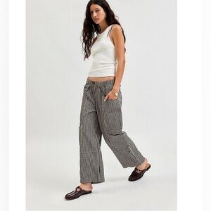 Urban Outfitters Charlie Gingham Wide Leg Pants Large